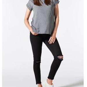 BLANQI DENIM MATERNITY BELLY SUPPORT SKINNY JEANS
